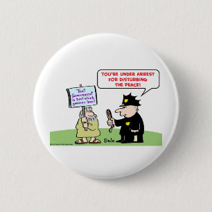 Badge Rond 5 Cm ce gouvernement est le meilleur qui régit mineurs