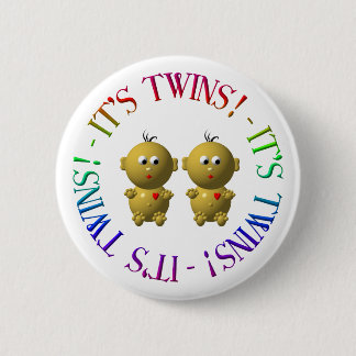 Badge Rond 5 Cm Ce sont des jumeaux !