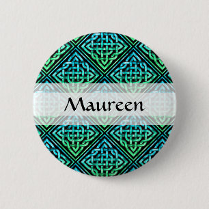 Badge Rond 5 Cm Ceinture celtique personnalisée - Carreaux de diam
