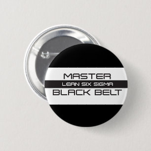 Badge Rond 5 Cm Ceinture noire maître