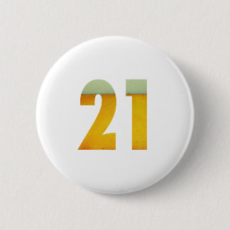 Badge Rond 5 Cm Celebrate 21st Birthday