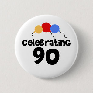 Badge Rond 5 Cm Célébration de 90