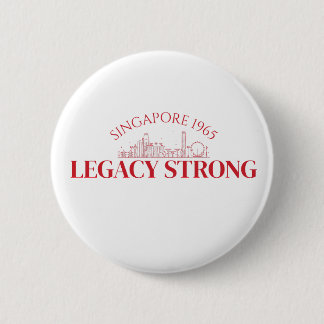 Badge Rond 5 Cm Célébration de Majulah Singapour