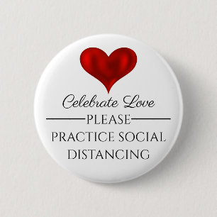 Badge Rond 5 Cm Célébrer l'amour S'il vous plaît le Mariage de