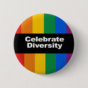Badge Rond 5 Cm Célébrez la diversité 2