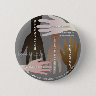 Badge Rond 5 Cm Célébrons la diversité   Nous croyons