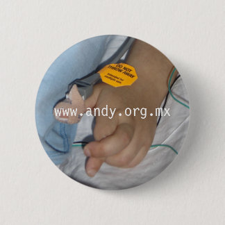 Badge Rond 5 Cm Cellules souche - doigts croisés