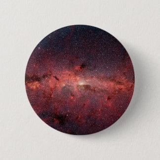Badge Rond 5 Cm Centre Galactique De La Voie Lactée, Étoiles, Nuag