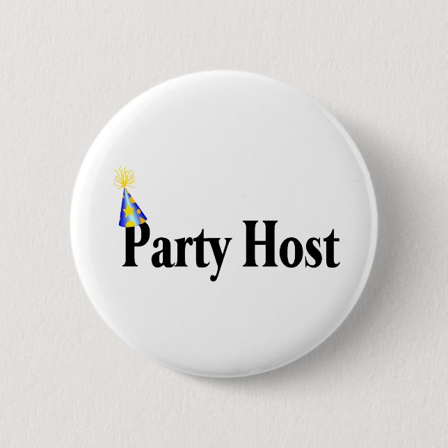 Badge Rond 5 Cm Centre serveur de partie (Devant)
