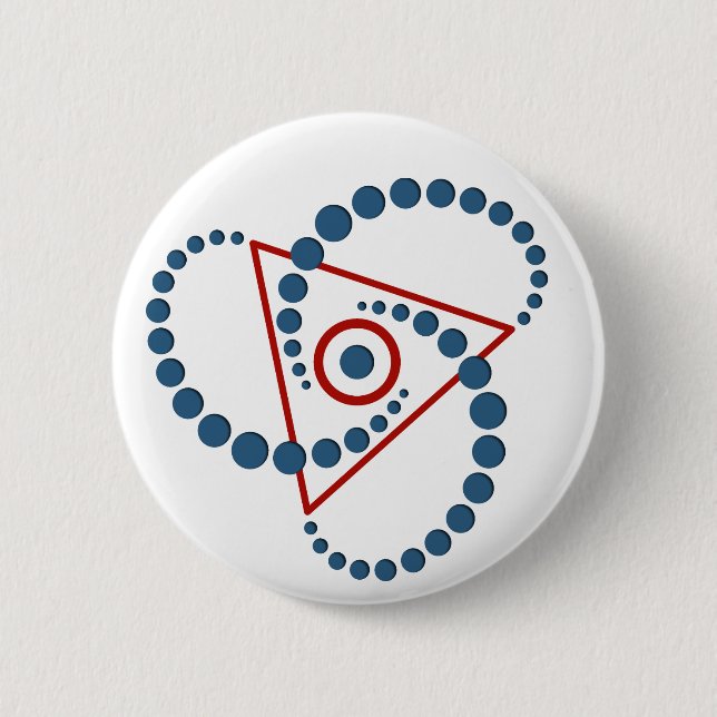 Badge Rond 5 Cm cercle de cultures VI (Devant)