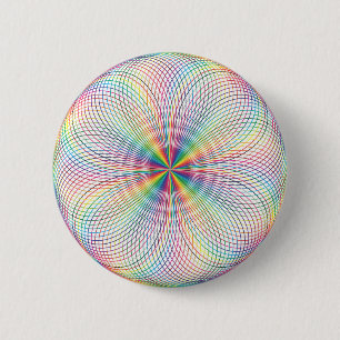 Badge Rond 5 Cm cercle de joie