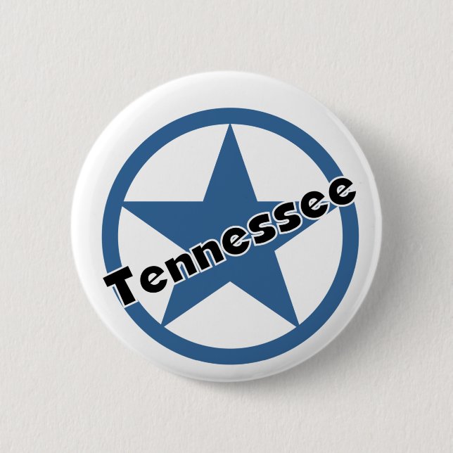 Badge Rond 5 Cm Cercle Tennessee (Devant)