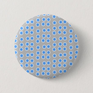 Badge Rond 5 Cm Cercles bleus