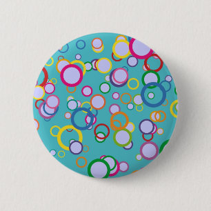 Badge Rond 5 Cm Cercles colorés