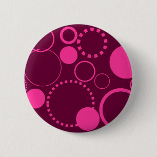 Badge Rond 5 Cm Cercles & Points