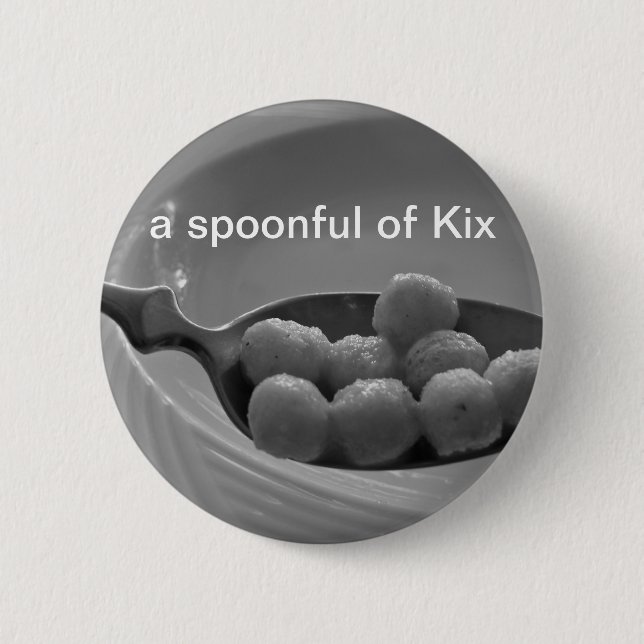 Badge Rond 5 Cm Céréale de Kix (Devant)