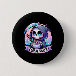 Badge Rond 5 Cm Céréales Killer Breakfast Céréale Bowl Céréales Cé