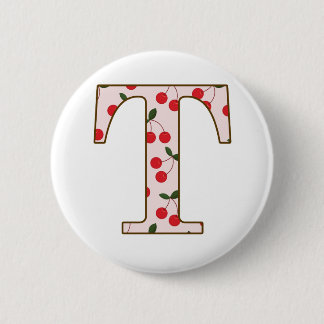 Badge Rond 5 Cm Cerise gaie T