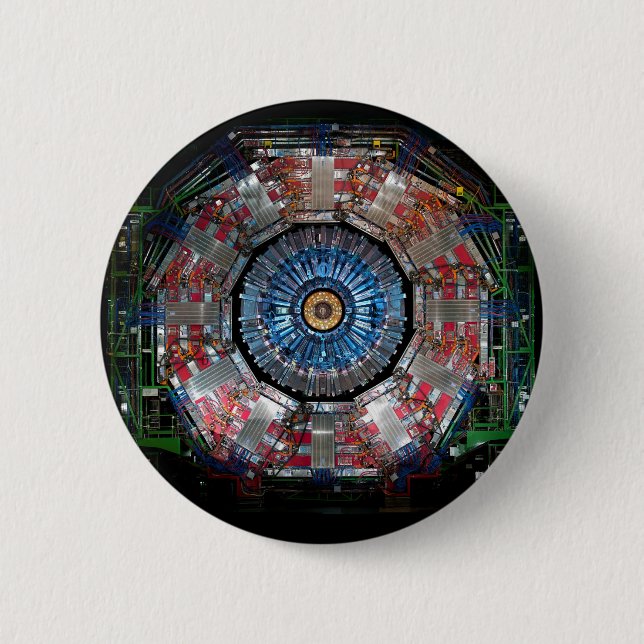 Badge Rond 5 Cm CERN Shiva LHC (Devant)