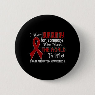 Badge Rond 5 Cm Cerveau Aneurysme Chirurgie Survivant Sensibilisat