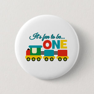 Badge Rond 5 Cm C'est amusant d'être un