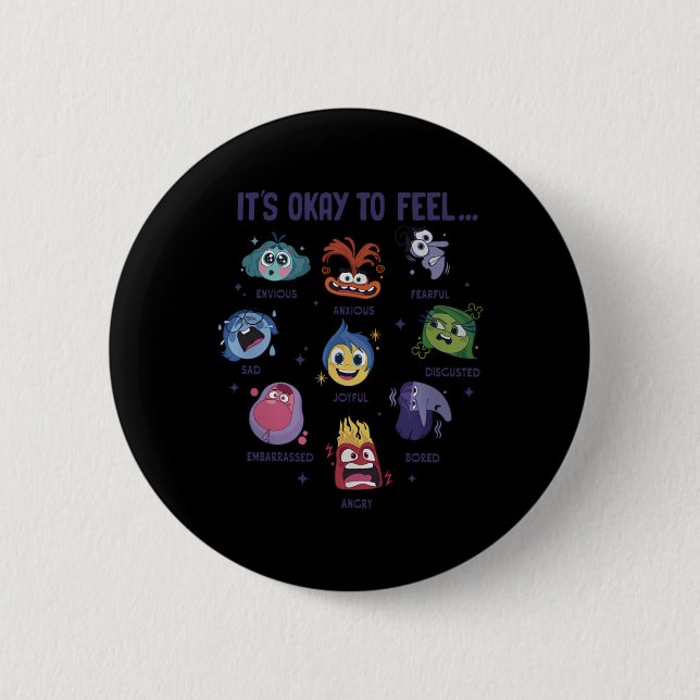 Badge Rond 5 Cm C'est bon de sentir tous les sentiments (Devant)