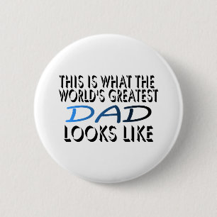 Badge Rond 5 Cm C'est ce qui le plus grand papa du monde (2)