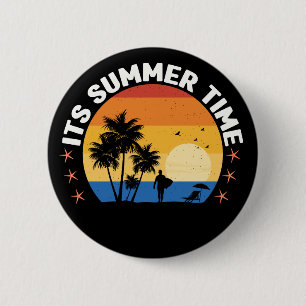 Badge Rond 5 Cm C'est l'été-65786