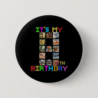 Badge Rond 5 Cm C'est mon 8e anniversaire Drôle de mème italien Br