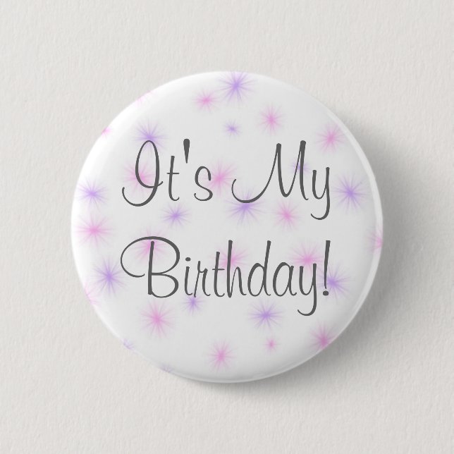 Badge Rond 5 Cm C'est mon anniversaire ! (Devant)