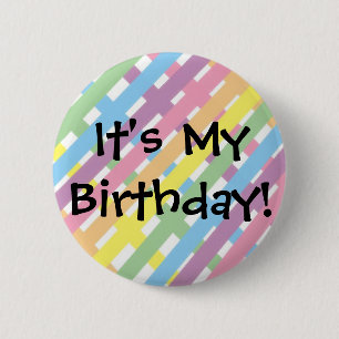 Badge Rond 5 Cm C'est mon anniversaire !