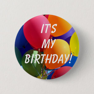 Badge Rond 5 Cm C'est mon anniversaire !