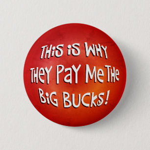 Badge Rond 5 Cm C'est pourquoi le bouton