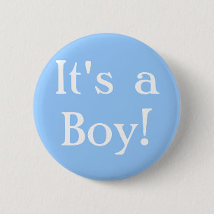 Badge Rond 5 Cm C'est un garçon !