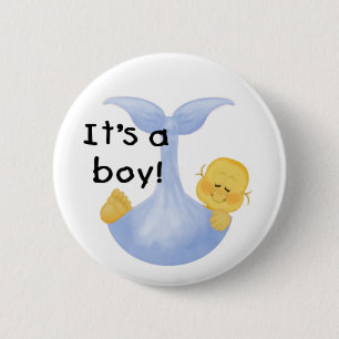 Badge Rond 5 Cm C'est un garçon