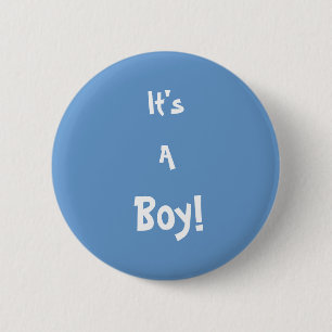 Badge Rond 5 Cm C'est un garçon ! Pin