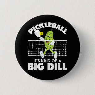 Badge Rond 5 Cm C'est un peu une grosse affaire - Raquette de pick