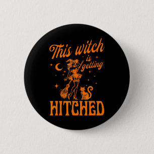 Badge Rond 5 Cm Cette Sorcière Est En Train D'Être Hachée Bychelor