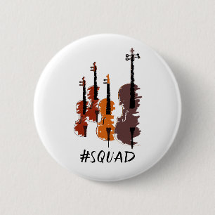 Badge Rond 5 Cm Chaînes Squad instrument de musique