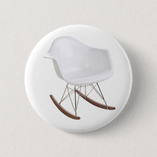 Badge Rond 5 Cm Chaise de basculage d'Eames Shell Eiffel de