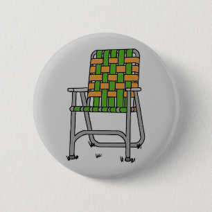 Badge Rond 5 Cm Chaise de pelouse pliante