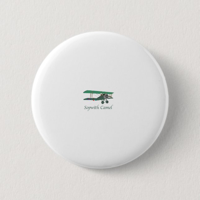 Badge Rond 5 Cm Chameau de Sopwith (Devant)