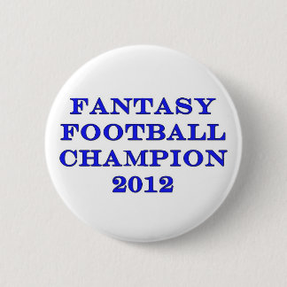 Badge Rond 5 Cm Champion 2012 du football d'imaginaire