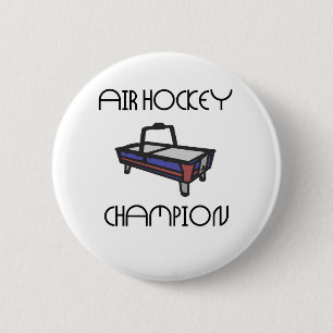 Badge Rond 5 Cm champion d'hockey d'air