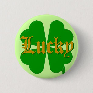 Badge Rond 5 Cm Chanceux