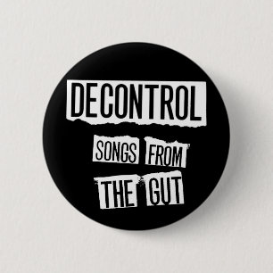 Badge Rond 5 Cm Chansons du bouton d'intestin