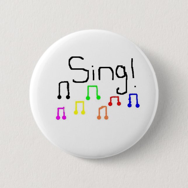 Badge Rond 5 Cm Chantez le Pin (Devant)