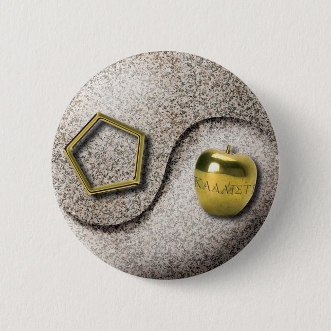 Badge Rond 5 Cm Chao sacré (Devant)