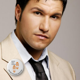 Badge Rond 5 Cm Chaque étape compte la sensibilisation à la scléro