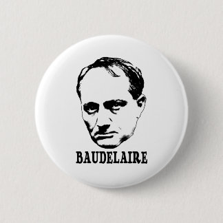 Badge Rond 5 Cm Charles Baudelaire